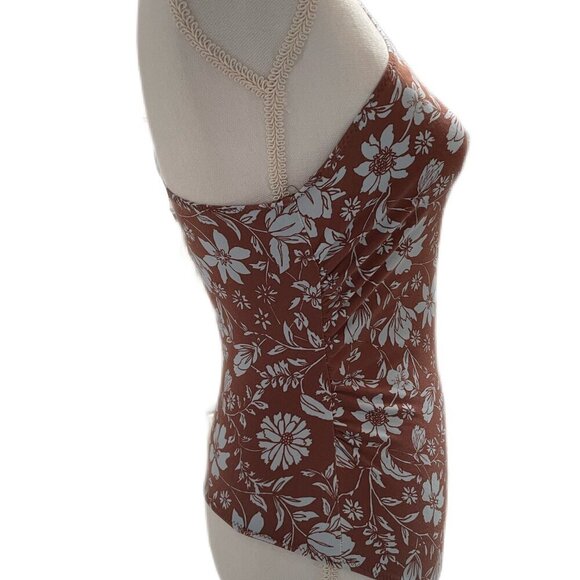 Free People Off Shoulder/ Puff Sleeve Floral Print Bodysuit - Picture 9 of 11